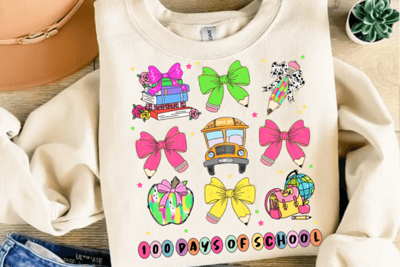 100th Day of School School Bus