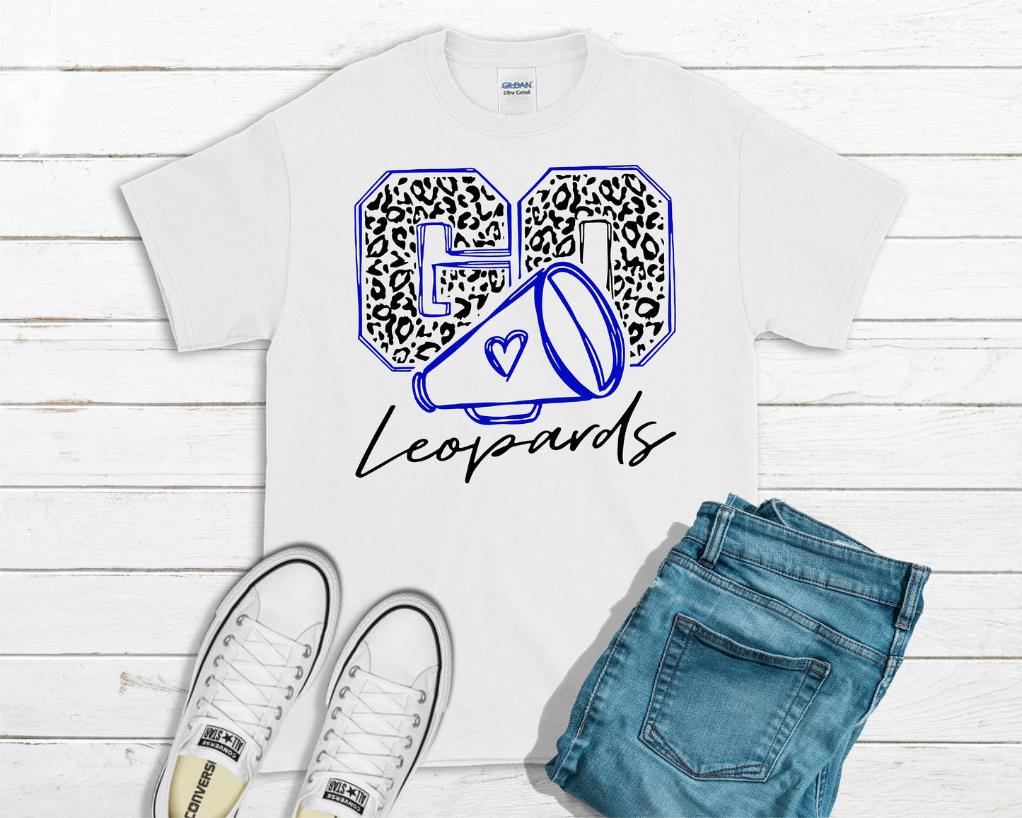 BC Leopards Tee and Sweatshirt