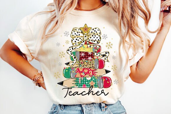 Teacher Christmas Tree Shirt