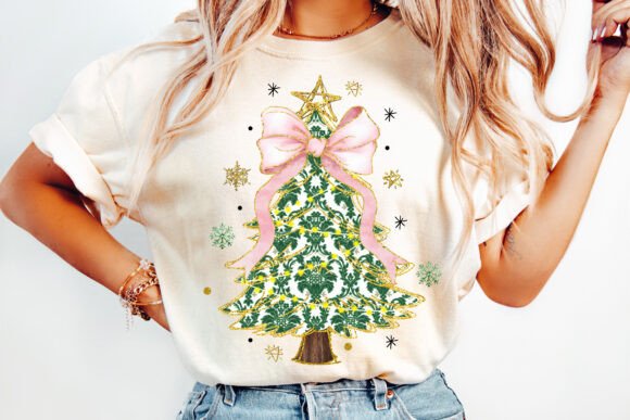 Coquette Christmas Tree Shirt