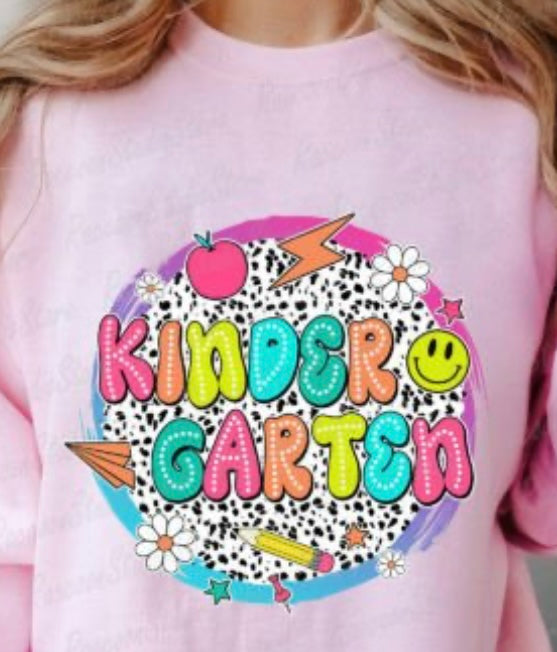 Back to School Kindergarten Tee