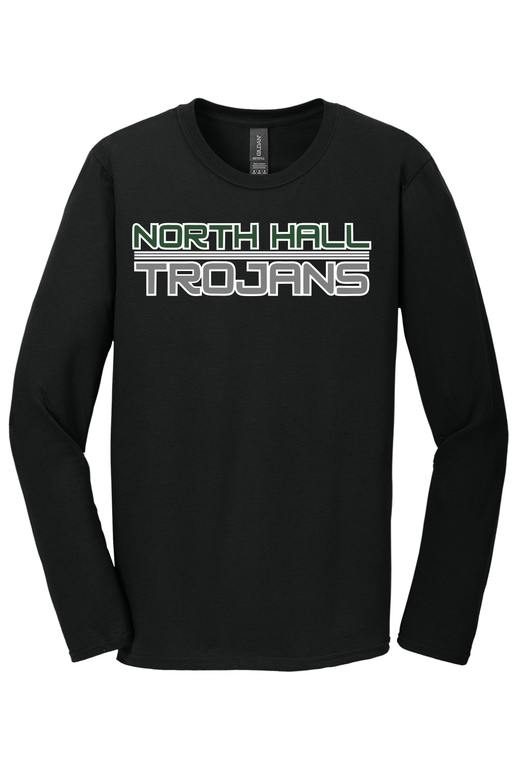 North Hall Trojans Soft Style Long Sleeve