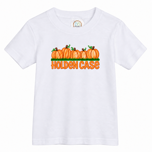 Boys Custom Pumpkin Tee