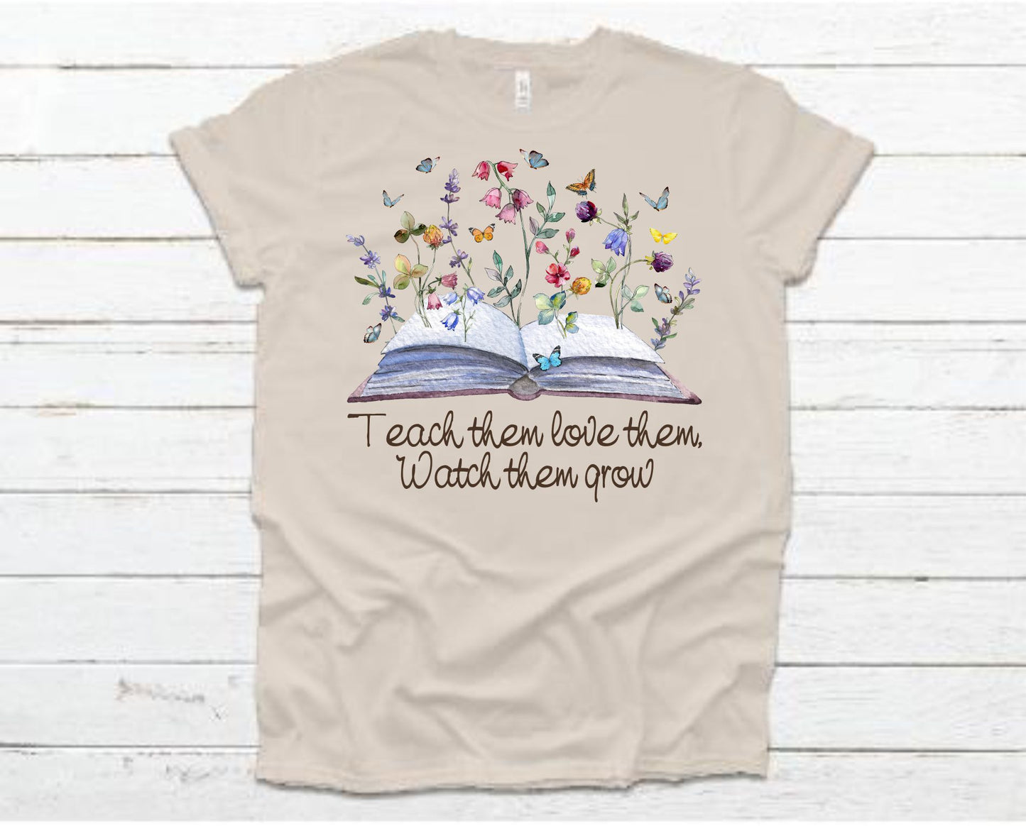 Back to School Wildflower Teacher Tee