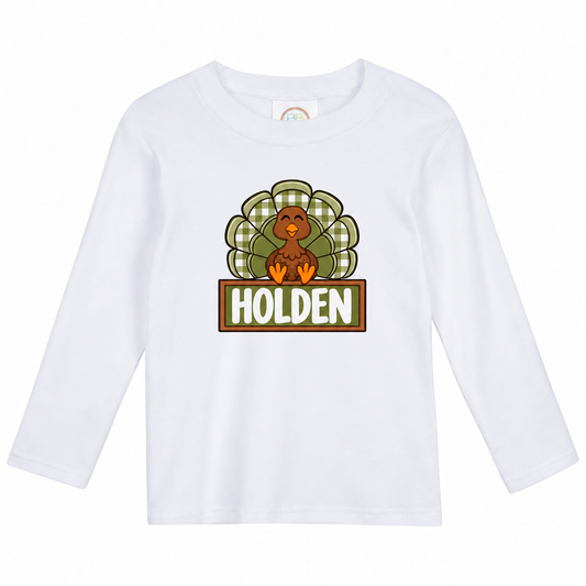 Boys Custom Turkey Tee