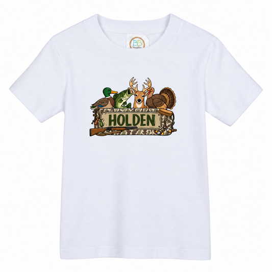 Boys Custom Hunting Tee