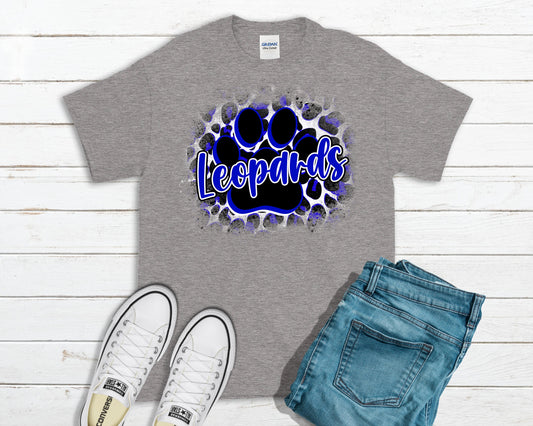 BC Leopards Tee and Sweatshirt