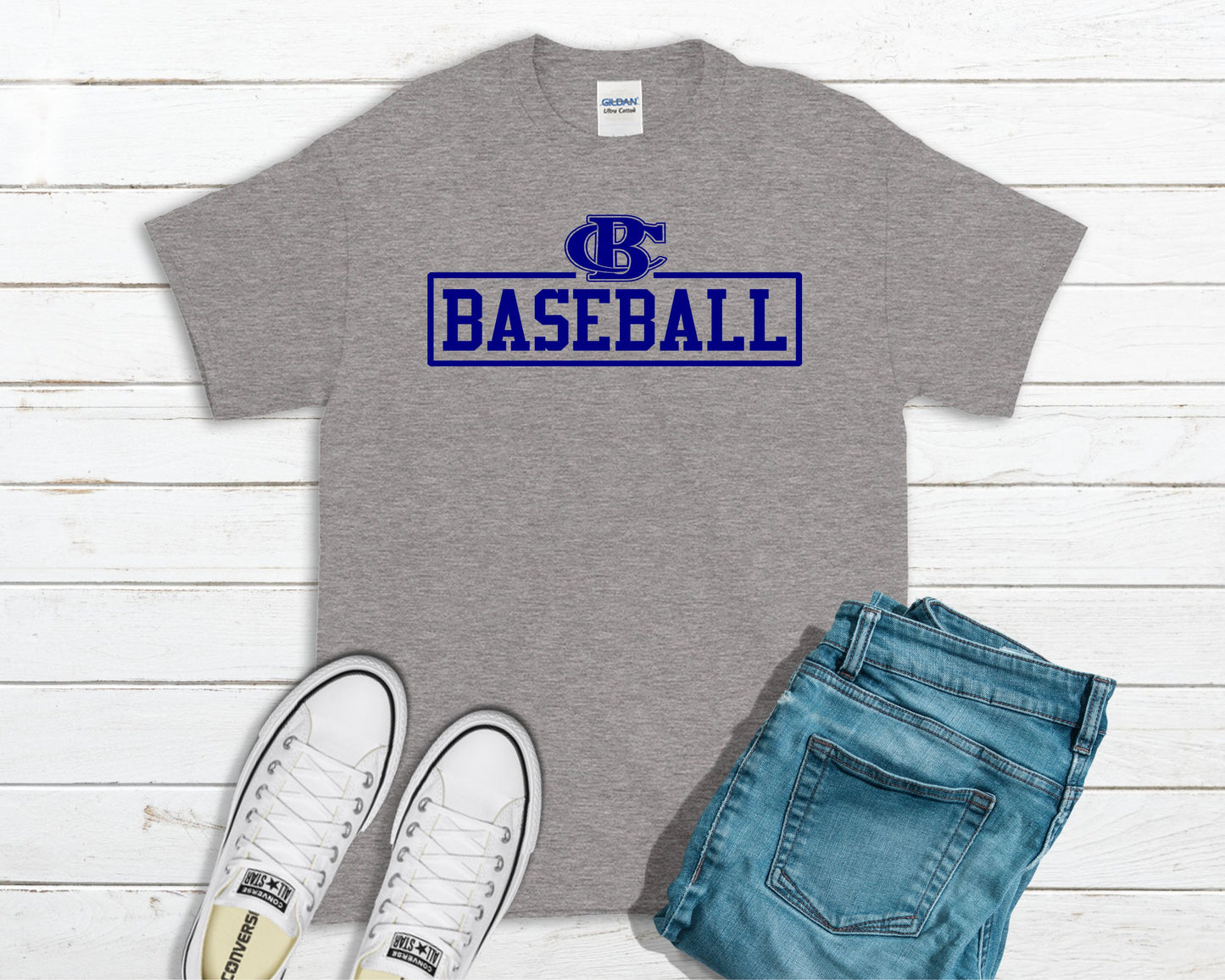 BC Leopards Baseball Shirt