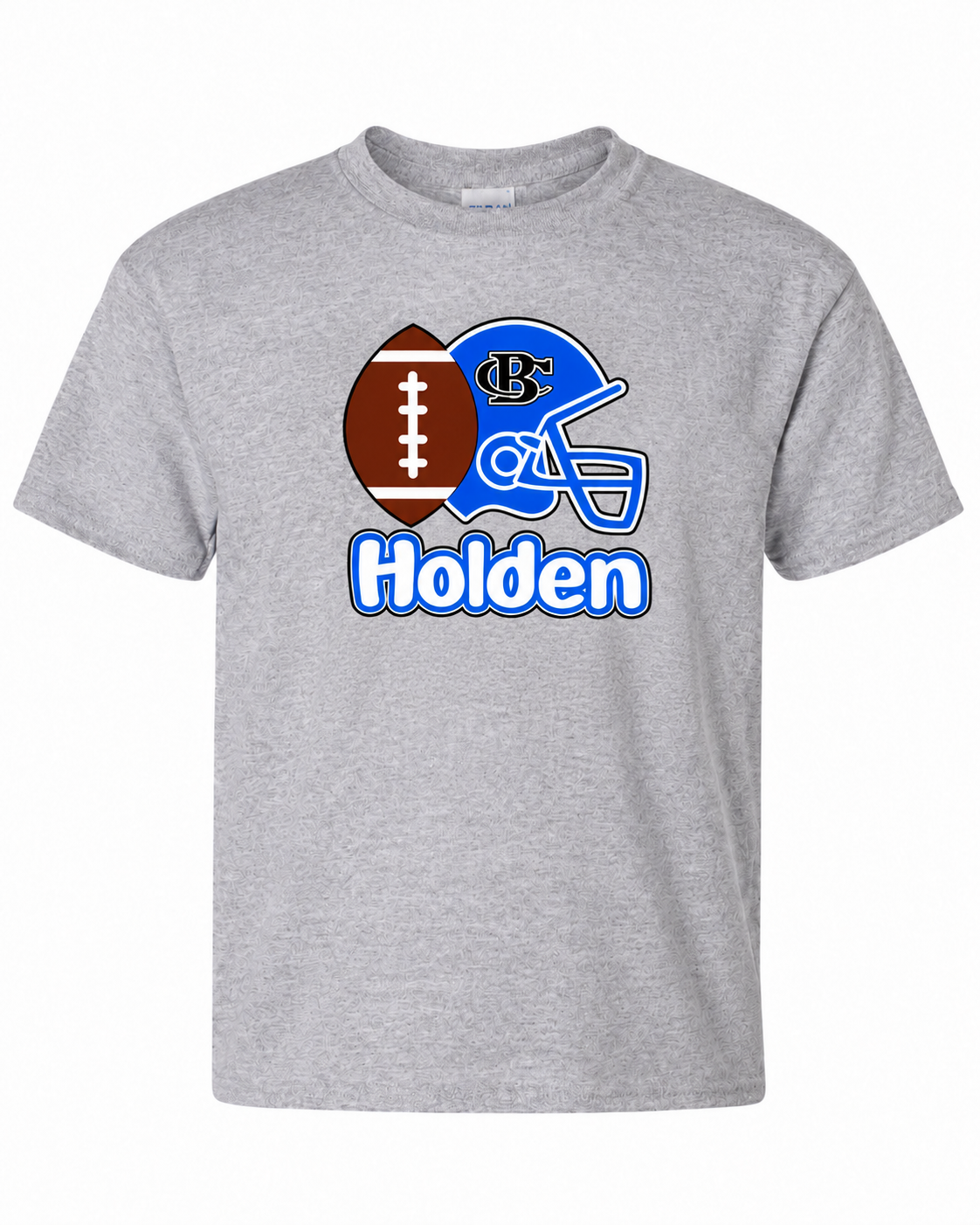 Boys Custom Banks Co Football Tee