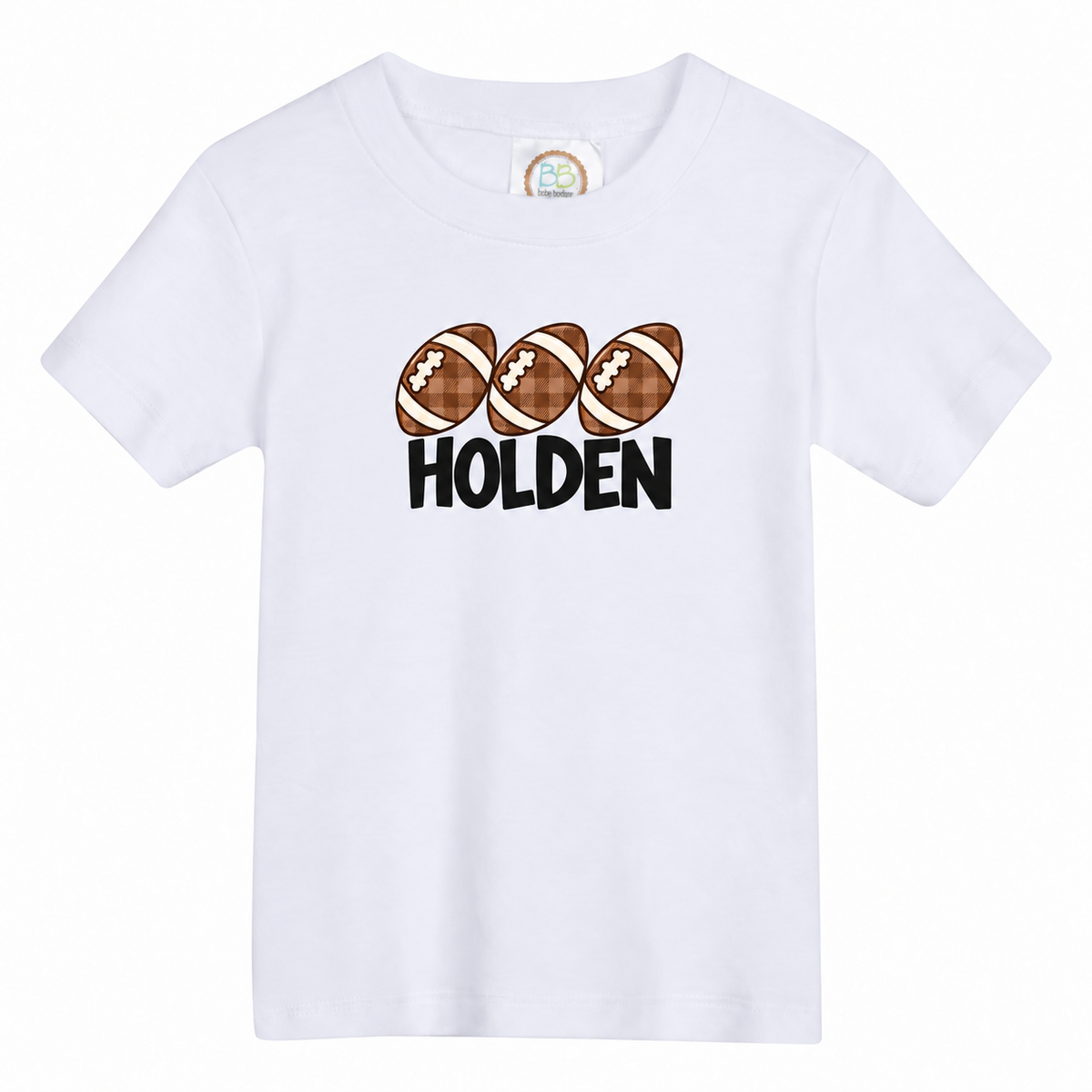 Boys Custom Football Tee