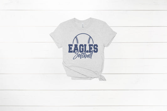 Eagles Softball Tee or Sweatshirt