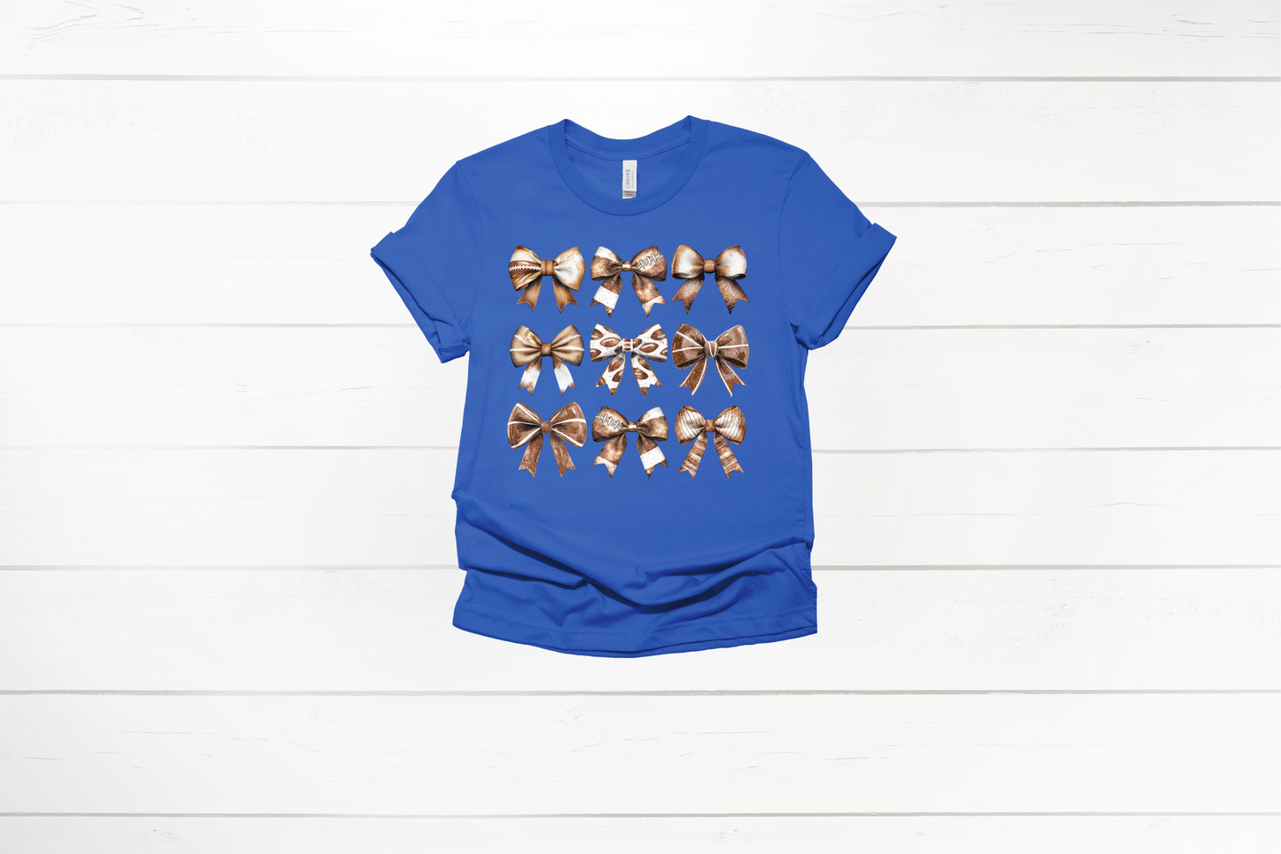 Football Bow Tee or Sweatshirt