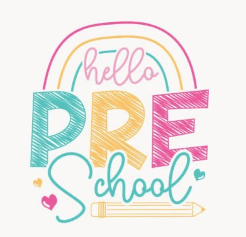 Back to School Hello Preschool Tee