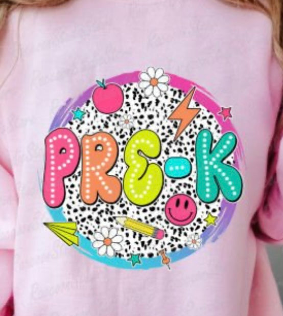 Back to School Preschool Tee