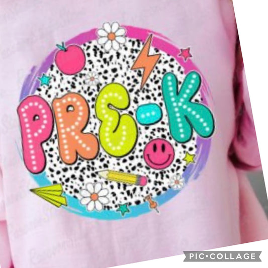 Back to School Preschool Tee