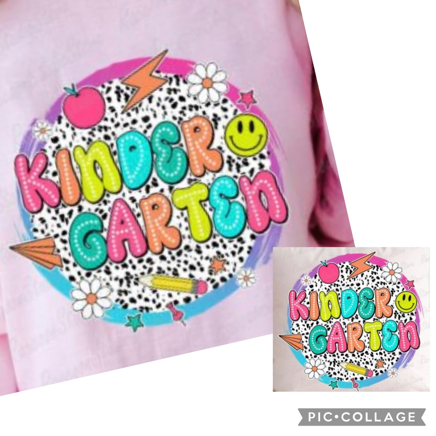 Back to School Kindergarten Tee