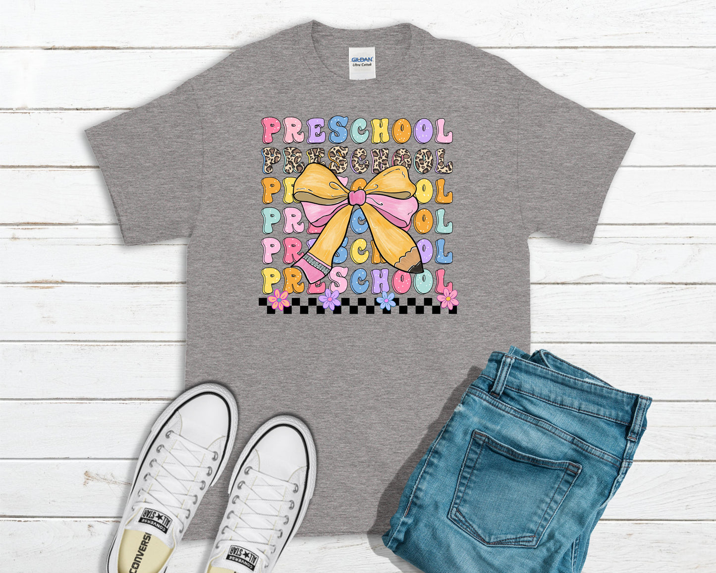 Back to School Preschool Tee