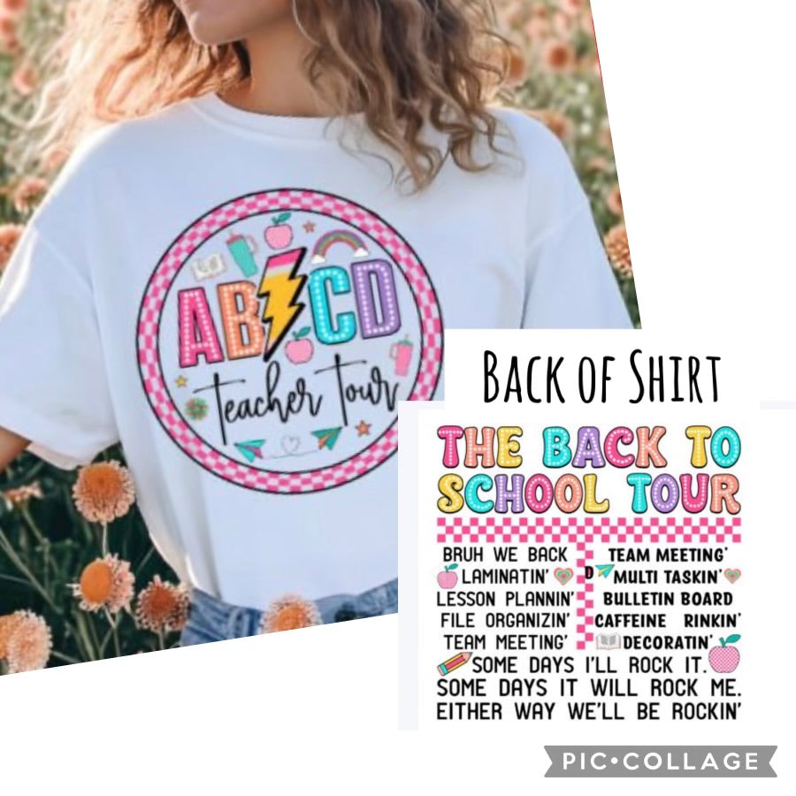 Back to School Teacher Tee