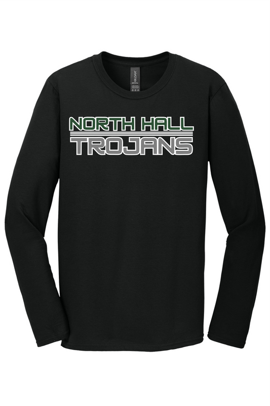 North Hall Trojans Soft Style Long Sleeve
