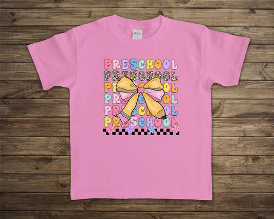 Back to School Preschool Tee