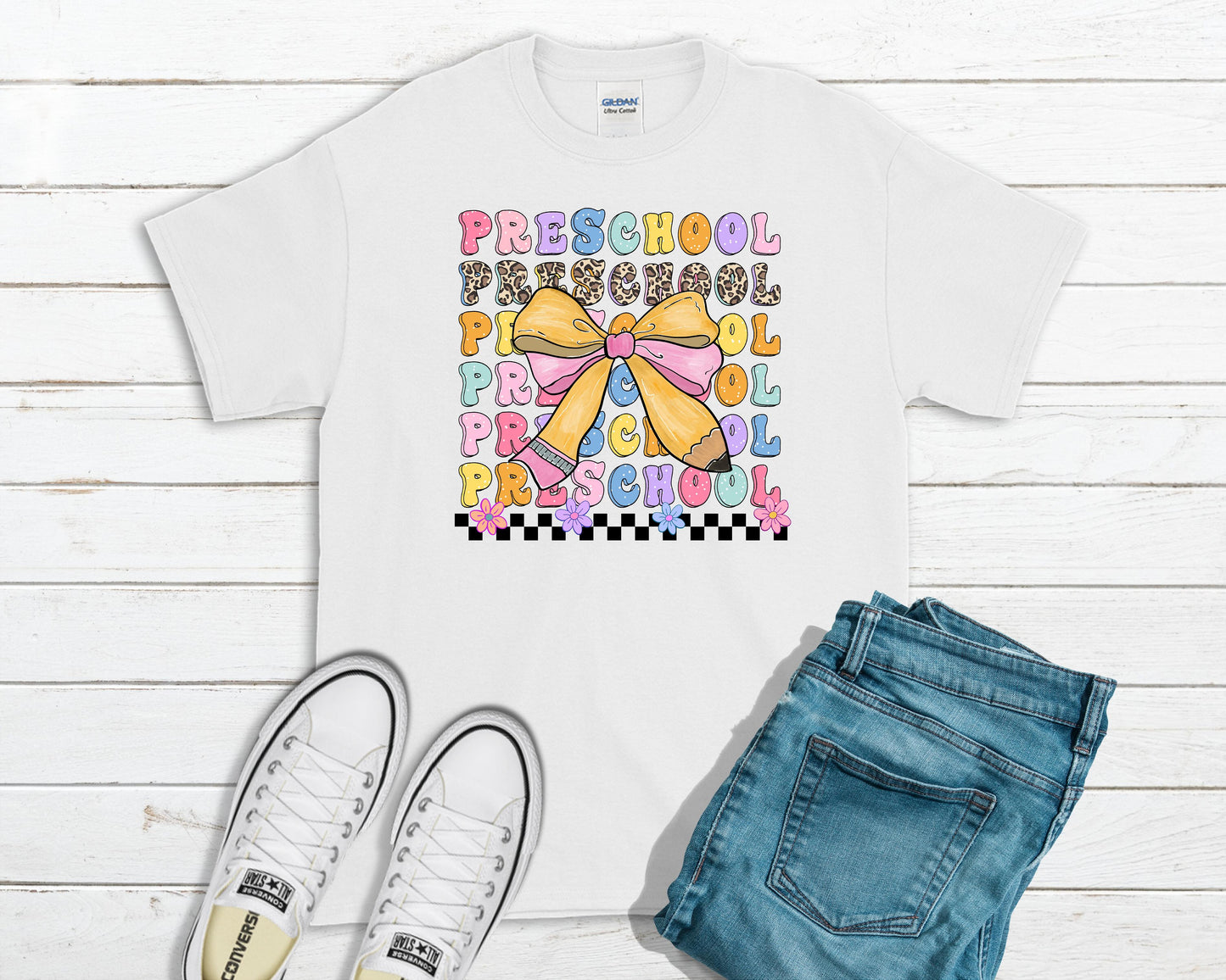 Back to School Preschool Tee