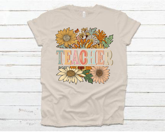 Back to School Tee Floral