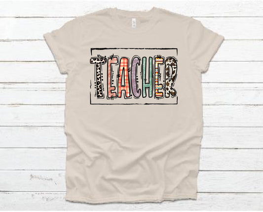 Back to School Teacher Tee