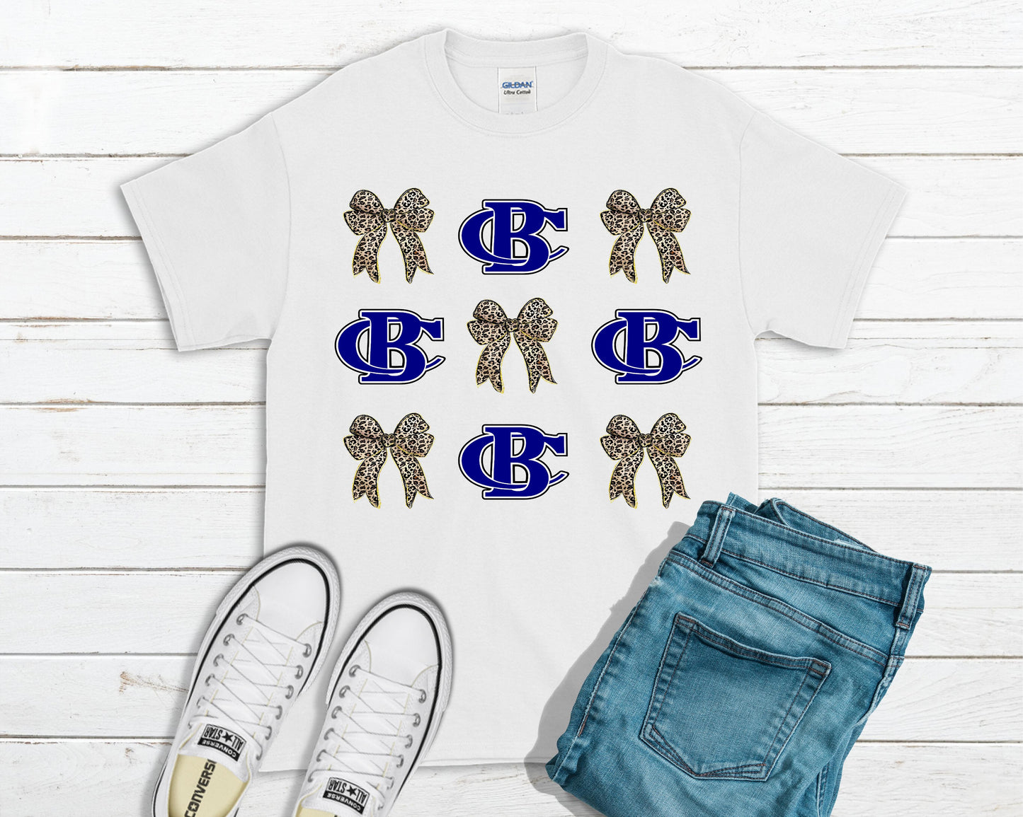 BC Leopards Bow Shirt